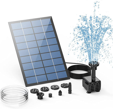 Solar Fountain Pump with  Water Pipe Powered-TI00744-Veeddydropshipping