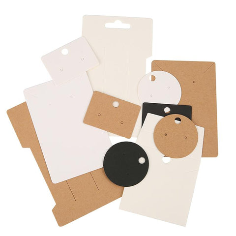 Cards Holder Paper Hairpin Necklace Display Cards Cardboard -JW01689-Veeddydropshipping