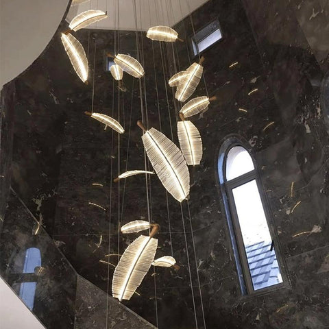 Modern Creative Leaf LED Chandelier Luxury-TI00421-Veeddydropshipping