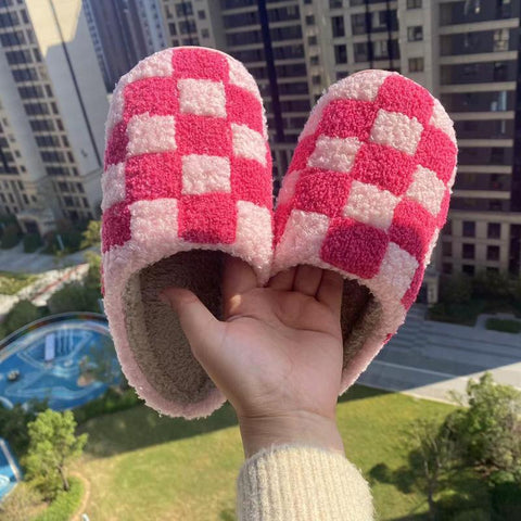 Slippers Indoor Plush Slippers For Couple Winter Warm-BS01126-Veeddydropshipping