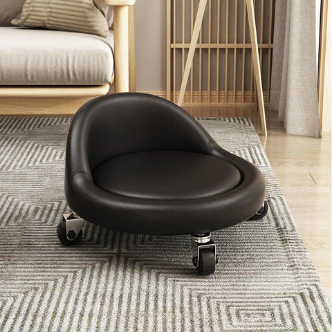 Small Round Floor Chair Roller Seat-HA01589-Veeddydropshipping
