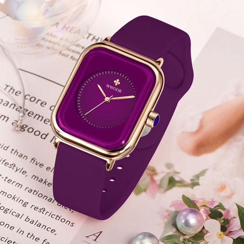 Luxury Fashion Square Quartz Wristwatch Waterproof -JW00952-Veeddydropshipping