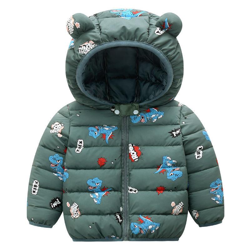 Baby Girls Jacket Kids Boys Light Coats Ear Hoodie-Veeddydropshipping
