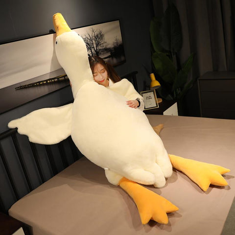 50-190cm Big White Goose Plush Toy Giant Duck Doll Soft-TB01552-Veeddydropshipping