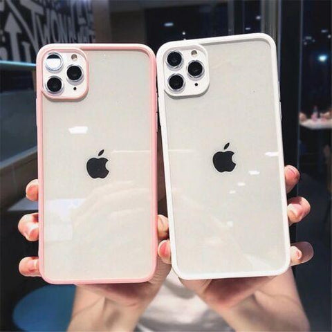 Case for iPhone 14 13 11 12 Pro Max Mini 7 8 SE XR Clear Shockproof Phone Cover-PA00098+Veeddydropshipping