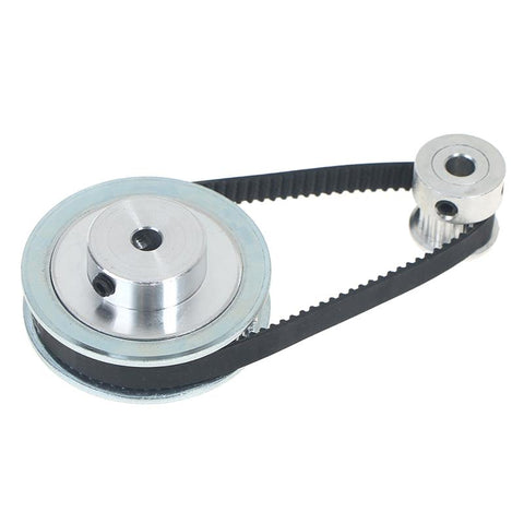 1Set GT2 Synchronous Wheel 20 60 Teeth 5MM Bore Aluminum- CE00070-Veeddydropshipping