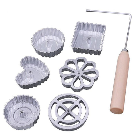 Aluminium Alloy Waffle Molds Cake Ring Maker-HA01196-Veeddydropshipping
