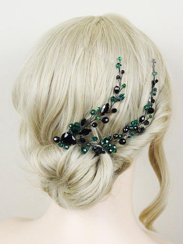 Wedding Hair Accessories Handmade Rhinestone Headband  -JW00515-Veeddydropshipping