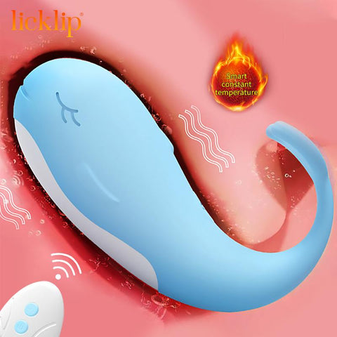 Licklip Wireless APP Control Cute Whale Vibrator Kawaii Sex Toys -BH01202-Veeddydropshipping