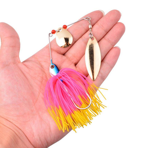 1pcs Spinner Bait 10G 16G 17G Metal Lure Hard Fishing Lure Spinner Lure Spinnerbait -OS00394-Veeddydropshipping