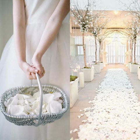 Petal Artificial Romantic Silk Rose Leaves-HA00643-Veeddydropshipping