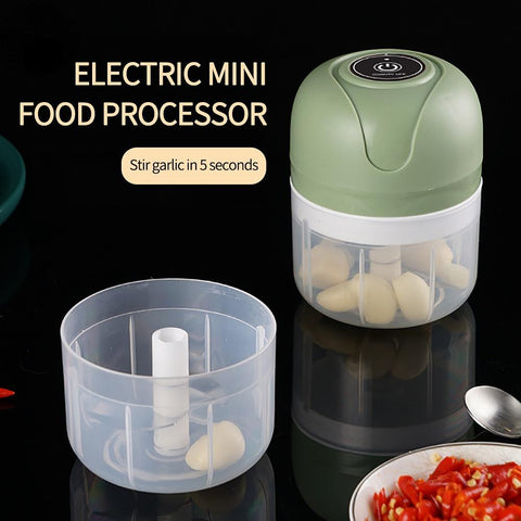 Electric Mini Garlic Chopper USB Meat Grinder-HA01948-Veeddydropshipping