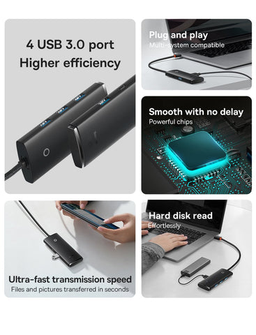 Type C to Multi USB  Adapter  Splitter-CO00144-Veeddydropshipping