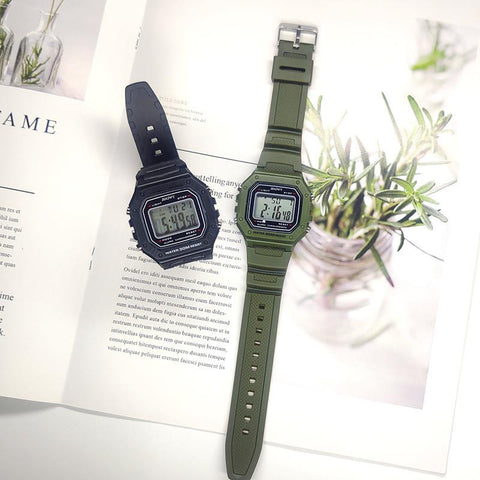 Mens Watches Luxury Led Electronic Clock Waterproof Square-JW00742-Veeddydropshipping
