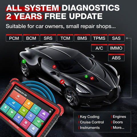 KINGBOLEN K8 All System Diagnostic Scan Tool Bi-Directional OBD2-AM00267-Veeddydropshipping
