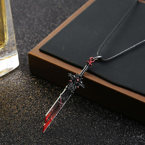 Weapons Necklace  Gravestone Choker Sword Pendant-JW01267-Veeddydropshipping