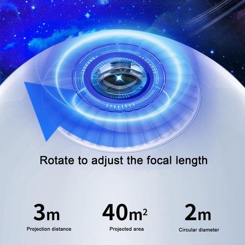 LED Star Projector Night Light 7 in 1 Planetarium Projectionr Galaxy Starry Sky -CE00782-Veeddydropshipping
