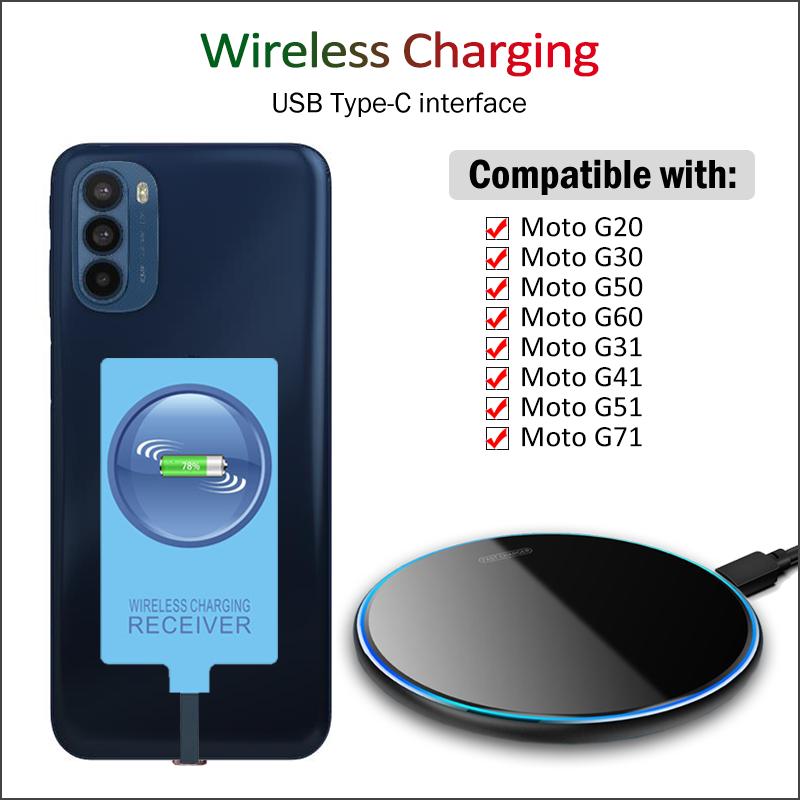 Wireless Charging Receiver +USB Type-C Adapter-Veeddydropshipping