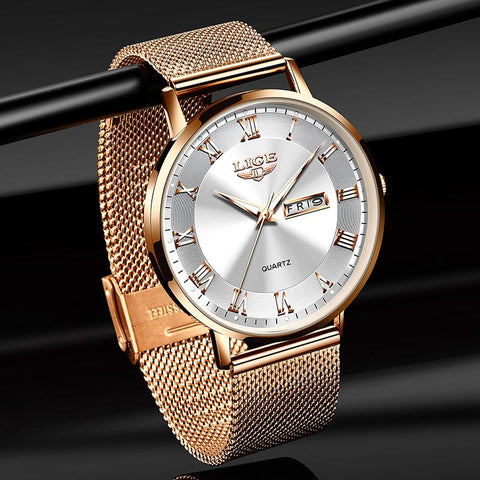 Luxury Quartz Watch Fashion Ladies Clock Steel Waterproof-JW00905-Veeddydropshipping