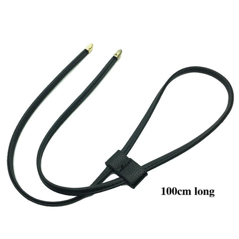 Accessories With Bags Strap Bottom Drawstring Bunches Leather-BS00733-Veeddydropshipping