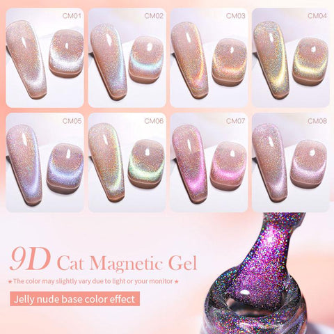 7ml 9D Laser Cat Magnetic Gel Nail Gel Pink Magnetic -BH00997-Veeddydropshipping