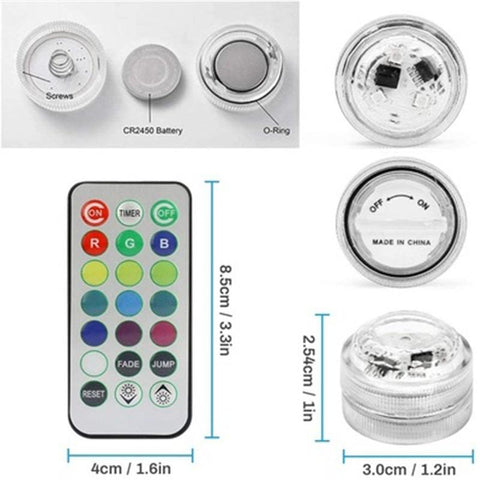 Waterproof Multi Color Submersible LED Lights Underwater Night Lamp-TI00981-Veeddydropshipping