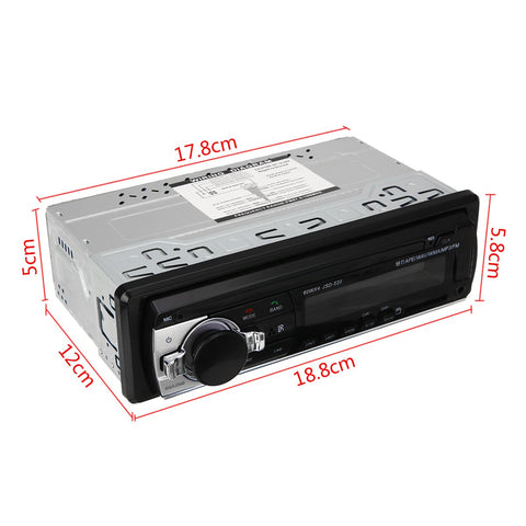 JSD-520 24V Digital Car MP3 Player 60Wx4 FM Radio Stereo Audio USB/SD-AM00662-Veeddydropshipping
