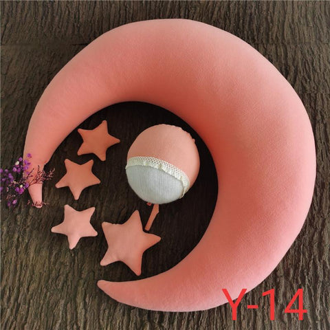 Creative Newborn Photography Theme Moon star poseing pillow props Photo-TB00461-Veeddydropshipping