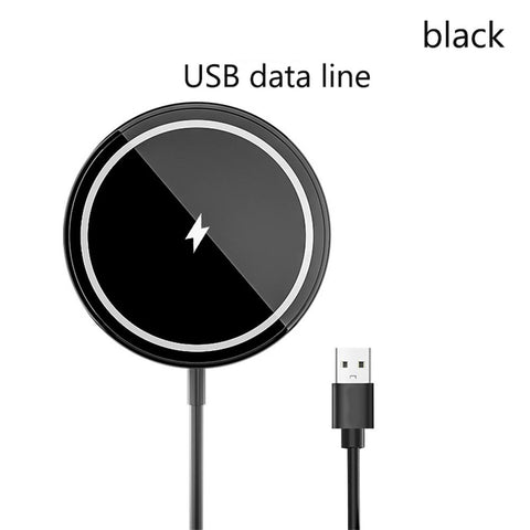 Type C Usb Quick Magnetic Charger 15W Black Mini-PA01117-Veeddydropshipping