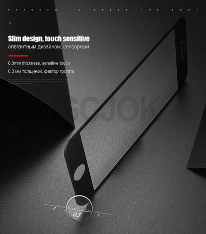 9D Full Cover Tempered Glass For iPhone 8 7 6 6S Plus 5 5S SE 2020 Screen Protector-PA00555-Veeddydropshipping