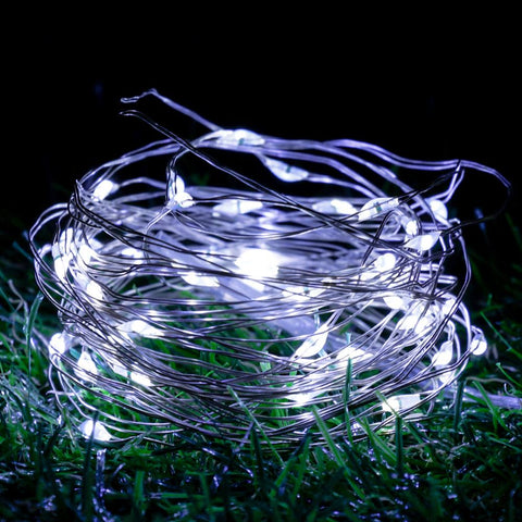 5M LED Copper Wire Lighting Strings Battery Powered Garland Fairy String