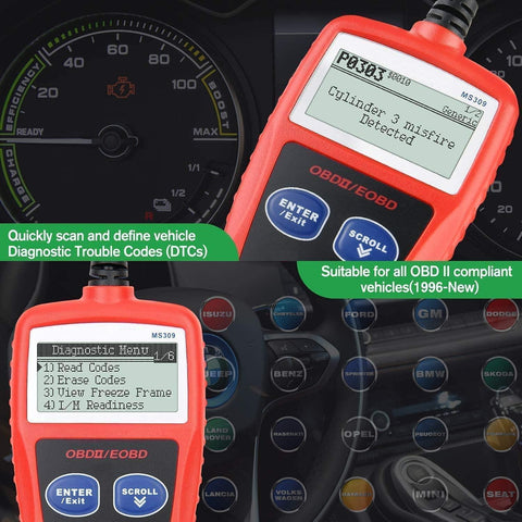 MS309 VC309 Universal Auto Tools Car Scanner Automotive-AM00294-Veeddydropshipping