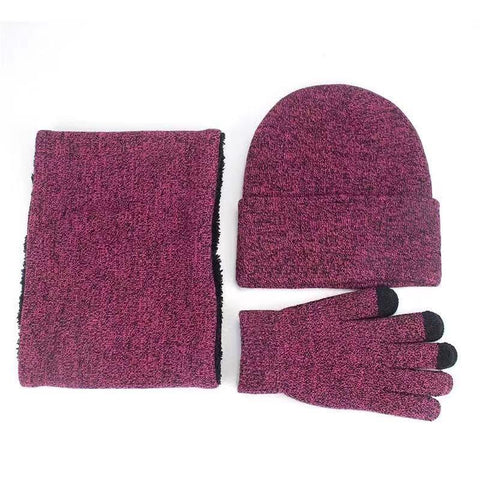 Women Knitted Hat Caps Velvet Head Hood-WF01244-Veeddydropshipping