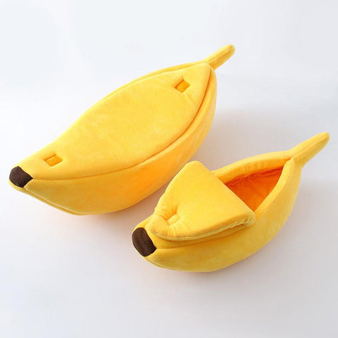Banana Cat Bed House Funny Cute Cozy-HA01406-Veeddydropshipping