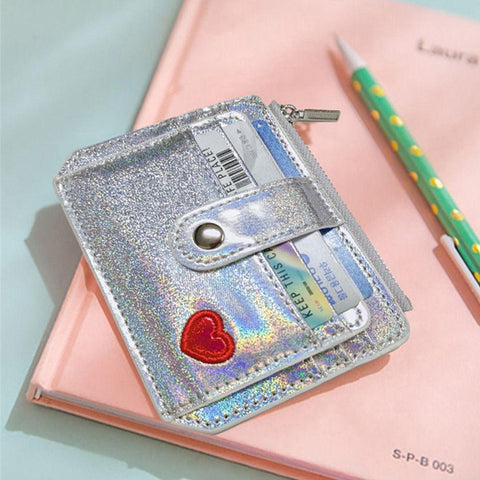 Credit Card Holder Crystal Color Multi Card Slim Wallet Bus ID-BS00613-Veeddydropshipping