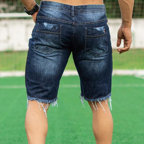 Casual Men&#39;s Shorts Five Points Pants Slim Fashion-MF00616-Veeddydropshipping