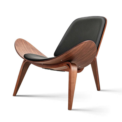 Replica Palisander Lounge Shell Chair Nordic-HA01661-Veeddydropshipping