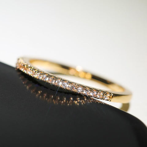 Minimalist Thin Rings for Women Wedding Brilliant Cubic Zircon-JW01384-Veeddydropshipping