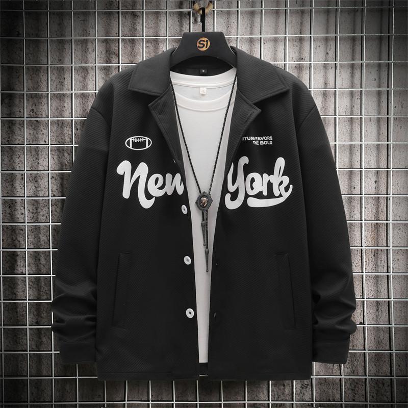 Graphic Single Breasted Coat-Veeddydropshipping