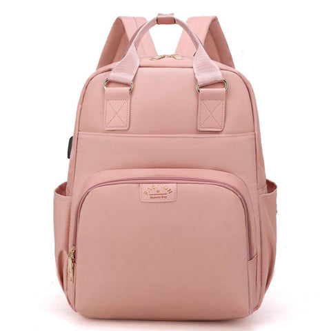 Mummy Bag Usb Diaper Bag Large Capacity Mom Baby Nappy Backpack-TB00187-Veeddydropshipping