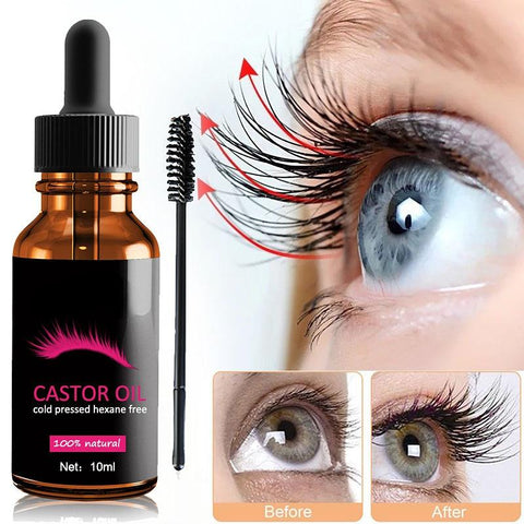 Eyelash Growth Serum Castor Oil Longer Fuller-BH00602-Veeddydropshipping