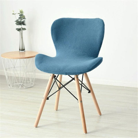 Curved Chair Cover Spandex Accent Chair Slipcover-HA00428-Veeddydropshipping