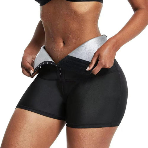 Sweat Sauna Effect Slimming Pants Fitness Shapewear Workout-OS01451-Veeddydropshipping