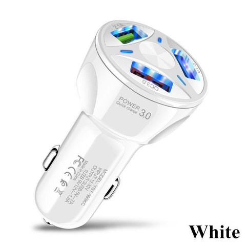 New 3-Port USB Car Charger Adapter LED Display-PA01169-Veeddydropshipping