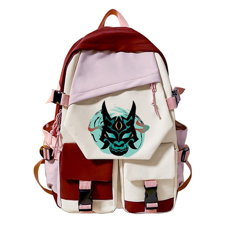 Backpacks Xiao Travel School Bags Hu Tao Student Backpack Bags Girls-BS00046-Veeddydropshipping