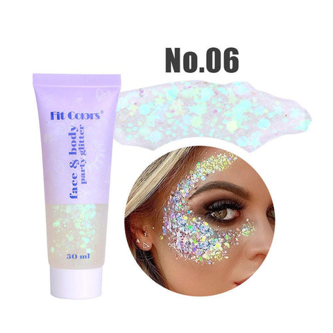 Eye Sequins Gel Mermaid Scale Face-BH00627-Veeddydropshipping