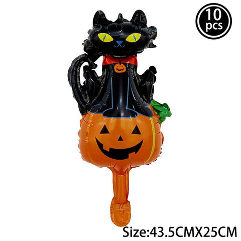 Mini Halloween Pumpkin Ghost Balloons Bat-HA01865-Veeddydropshipping