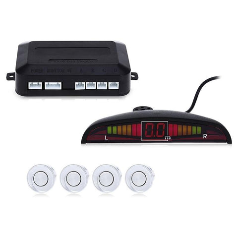 Car Parktronic LED Parking Sensor With 4 Sensors Reverse Backup Car-AM00133-Veeddydropshipping