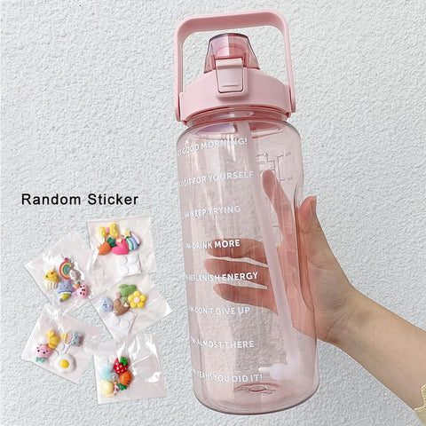 Motivational Drinking Bottle Sports Water Bottle-HA01267-Veeddydropshipping