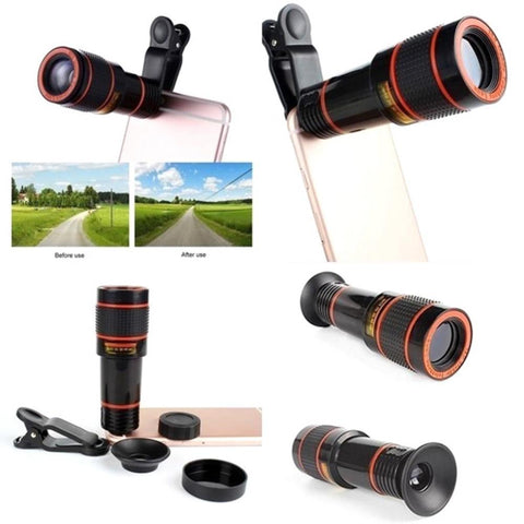Universal 12X High Clarity Zoom Telescope Phone-PA01216-Veeddydropshipping